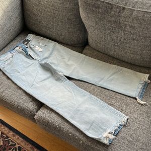 Express Straight Super High Rise Jeans